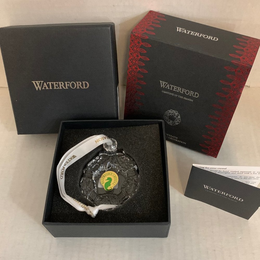 Brand New in Box Waterford Mini Wreath Ornament